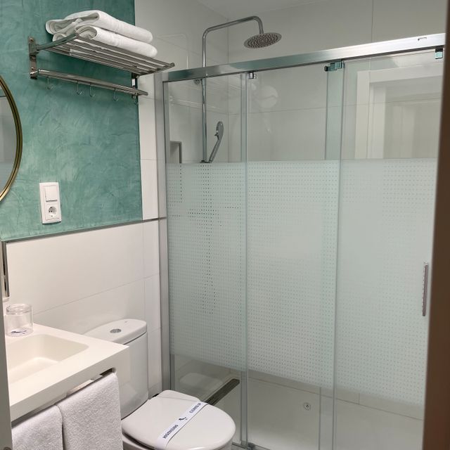 baño de cristal